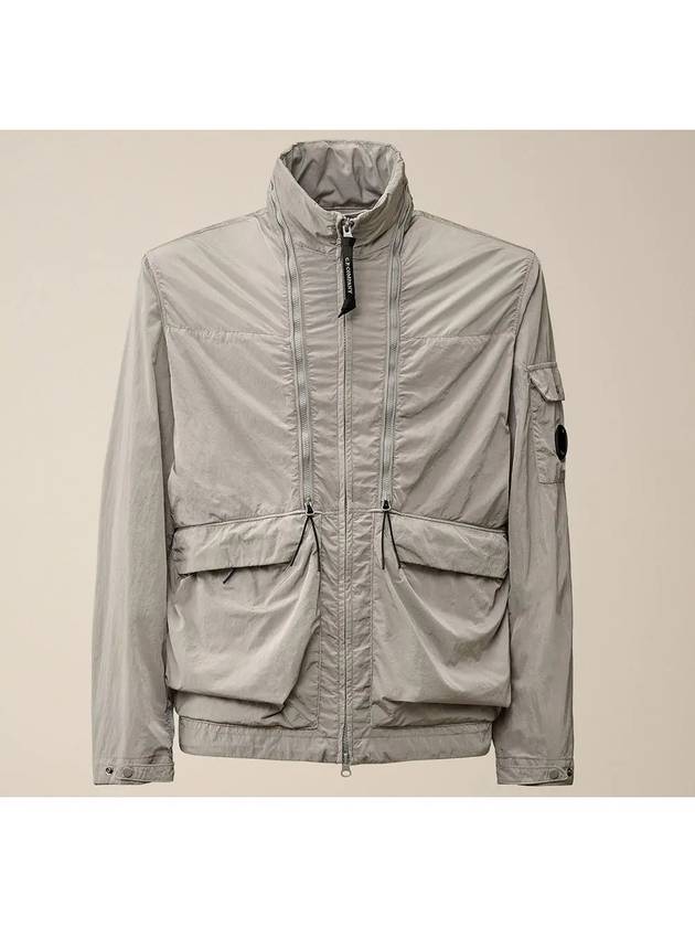 Men's Chrome-R Zip-Up Jacket Grey - CP COMPANY - BALAAN 2