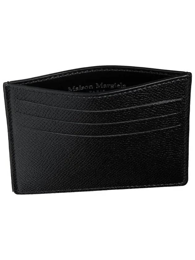 Stitch Diagonal Card Wallet Black - MAISON MARGIELA - BALAAN 4