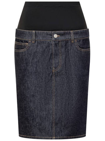 Coperni Denim Midi Skirt - COPERNI - BALAAN 1