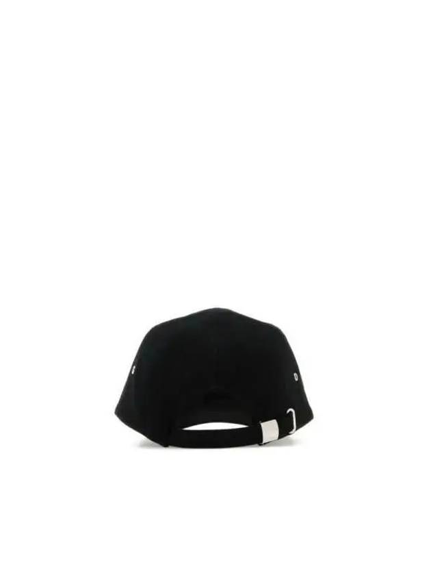 TEDJI Logo Ball Cap 23ACQ008XFAA2C08A BKBK - ISABEL MARANT - BALAAN 3