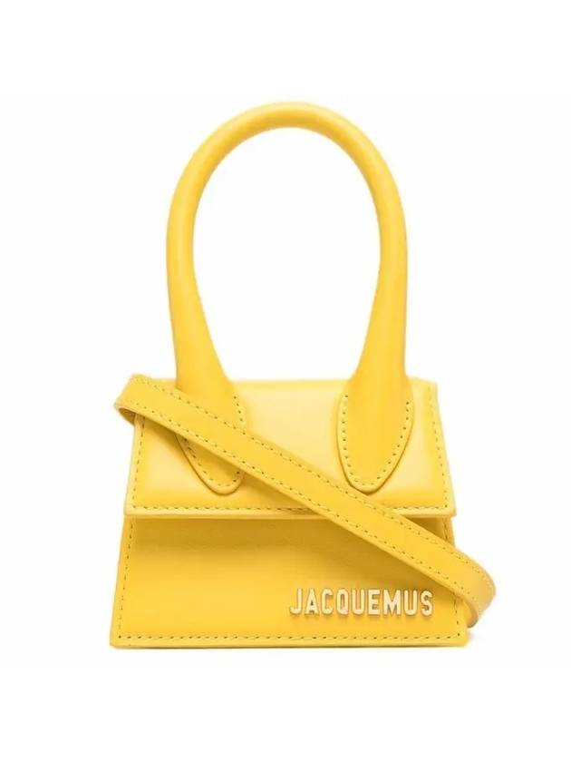 Le Chiquito Signature Leather Mini Tote Bag Yellow - JACQUEMUS - BALAAN 1