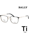 Titanium glasses frame BY5058D 002 square metal frame ultra light - BALLY - BALAAN 1