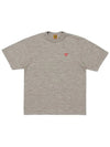 Heart badge short sleeve t shirt gray HM28CS030 - HUMAN MADE - BALAAN 2