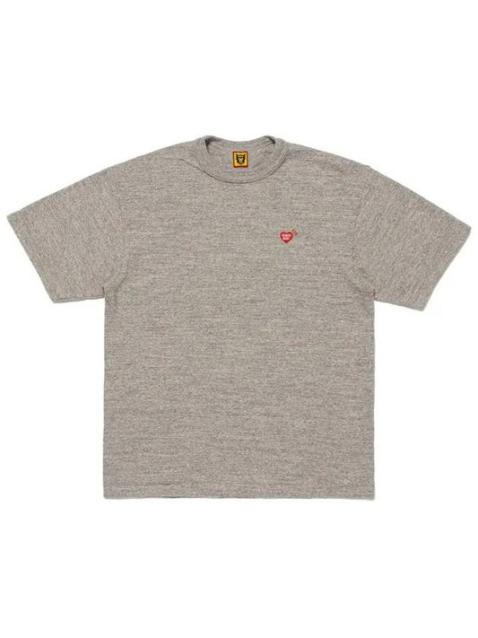 Heart badge short sleeve t shirt gray HM28CS030 - HUMAN MADE - BALAAN 2