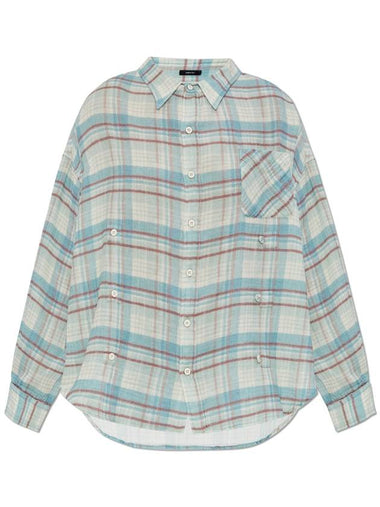 R13 Shirt With Check Pattern, Women's, Multicolour - R13 - BALAAN 1