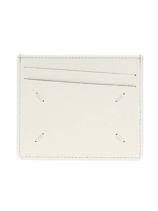 Stitch Diagonal Card Wallet White - MAISON MARGIELA - BALAAN 1