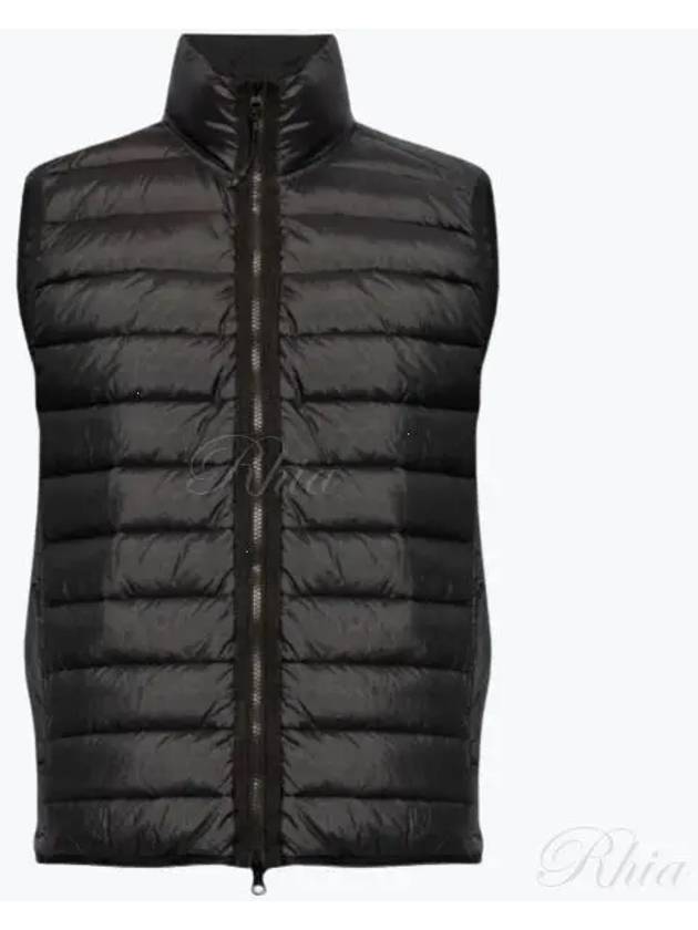 Loom Woven Chambers Recycled Nylon Down TC Vest Black - STONE ISLAND - BALAAN 2