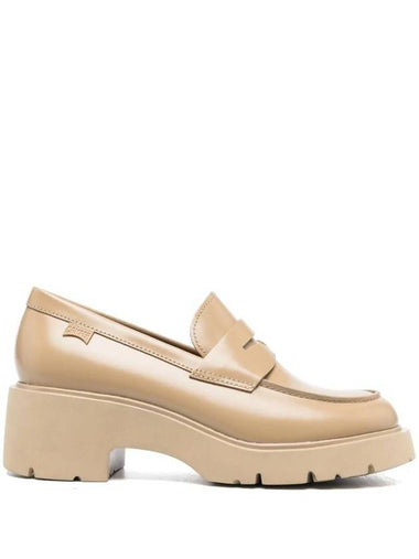 Milah Leather Loafer Beige - CAMPER - BALAAN 1