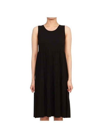 Vanezza Sleeveless Short Dress Black - MAX MARA - BALAAN 2