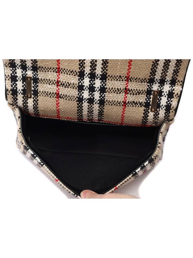 Boucle Lola Vintage Check Small Cross Bag Beige - BURBERRY - BALAAN 7