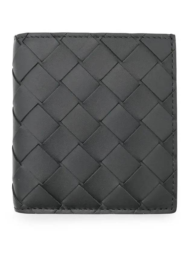 Intrecciato Slim Half Wallet Black - BOTTEGA VENETA - BALAAN 3