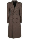 Wool Double Coat Brown - BALENCIAGA - BALAAN 2