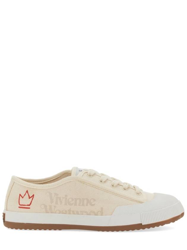 Men's Animal Gym Low Top Sneakers Natural - VIVIENNE WESTWOOD - BALAAN 4