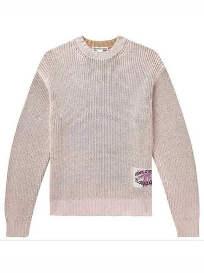 Smashing Bow Logo Label Knit Top Pink - ACNE STUDIOS - BALAAN 2