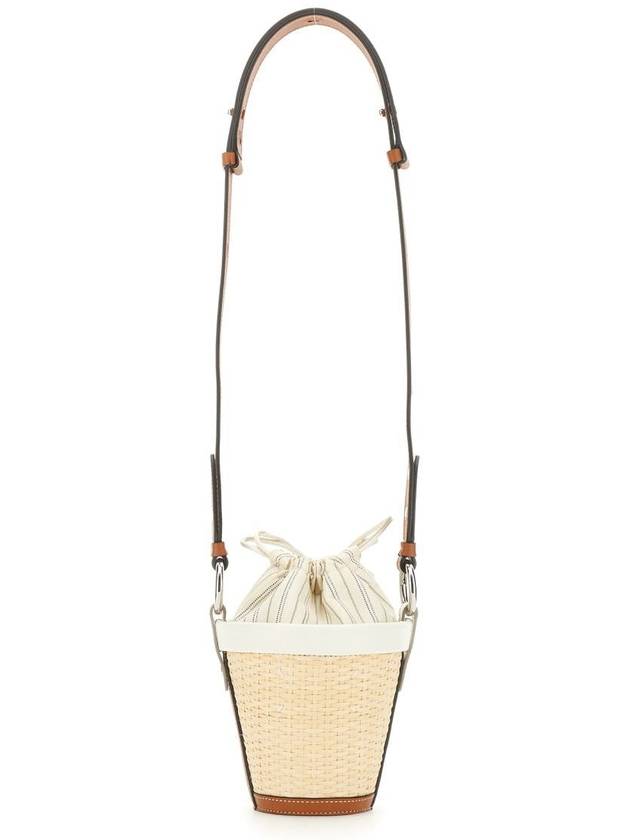 Woven Raffia Cross Bag Natural - MAISON MARGIELA - BALAAN 3