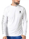 Men s Odin Long Sleeve T Shirt White MLM 4A AA01 - MARK & LONA - BALAAN 3