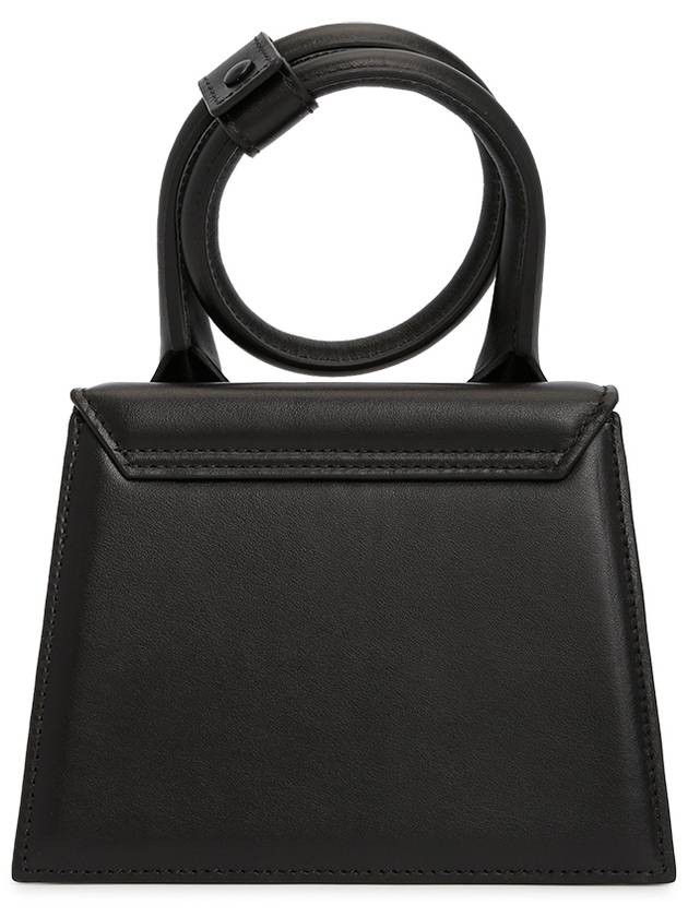 Le Chiquito Noeud Coiled Leather Tote Bag Black - JACQUEMUS - BALAAN 5