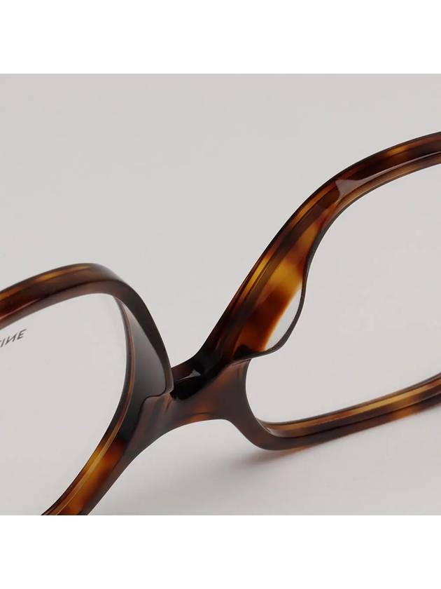 Glasses frame CL50089I 054 leopard horn rim square - CELINE - BALAAN 6