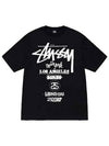 tour t shirt black men - STUSSY - BALAAN 1