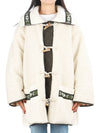 Women's Toggle Fur Jacket White - ETRO - BALAAN 2