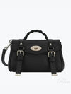 Alexa Heavy Grain Mini Tote Bag Black - MULBERRY - BALAAN 2