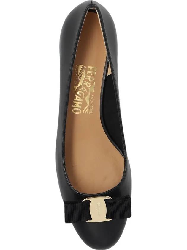 VARA 1 matte pumps heel black 0765658 - SALVATORE FERRAGAMO - BALAAN 4