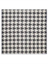 Houndstooth Silk Scarf Black - BURBERRY - BALAAN 2