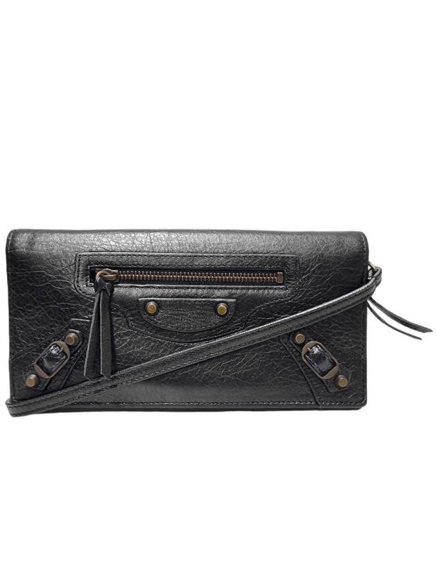 Women s 253040 Classic Motor Strap Long Wallet - BALENCIAGA - BALAAN 1