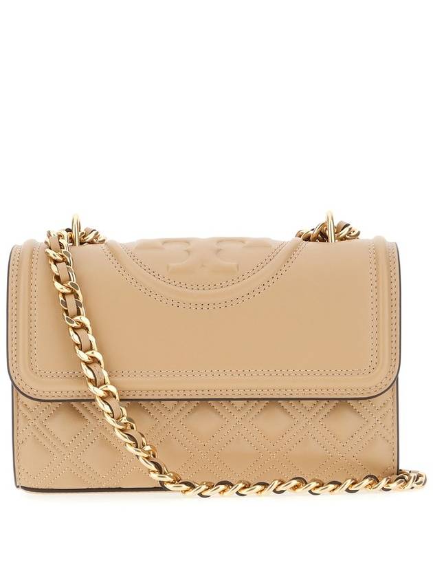 Small Fleming Convertible Shoulder Bag Desert Dune - TORY BURCH - BALAAN 2