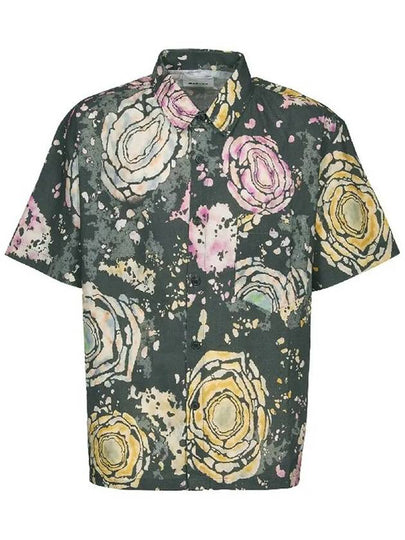 Iggy Flower Pattern Short Sleeve Shirt Black - ISABEL MARANT - BALAAN 2