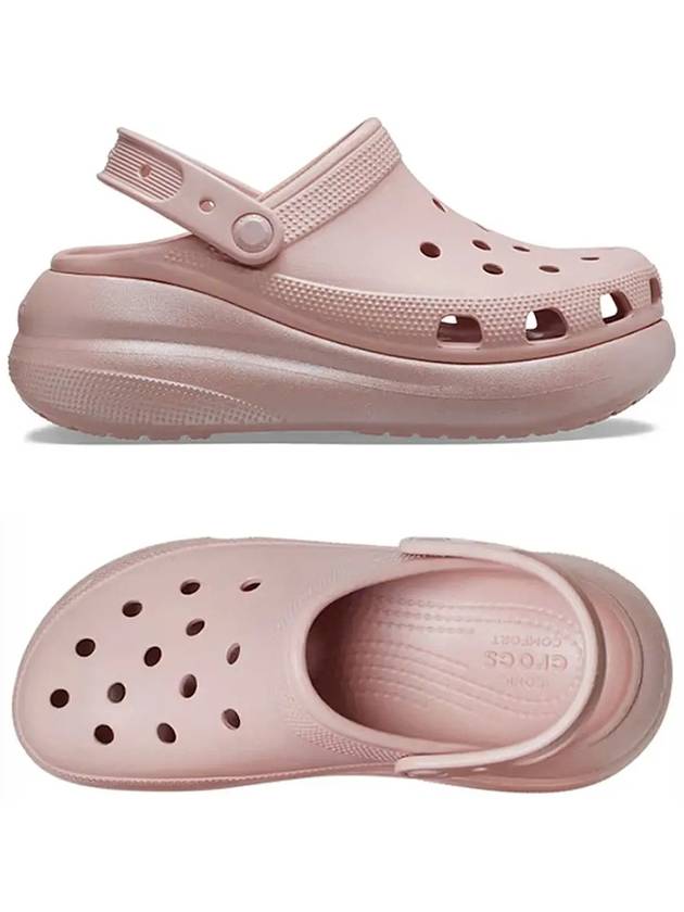 Crush Shimmer Clog Pink Clay 208591 6TY - CROCS - BALAAN 1