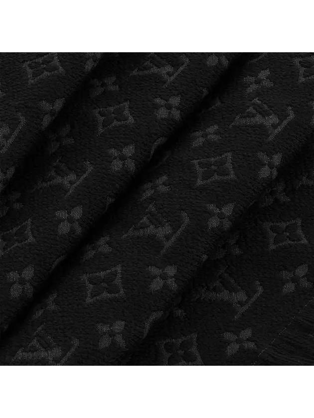 Monogram Classic Wool Scarf Black - LOUIS VUITTON - BALAAN 7