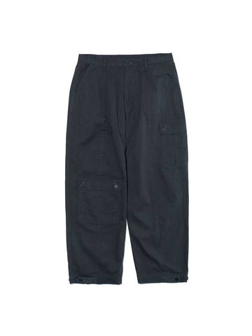 Double Pockets Texture Wide Pant Black - OGARP - BALAAN 1