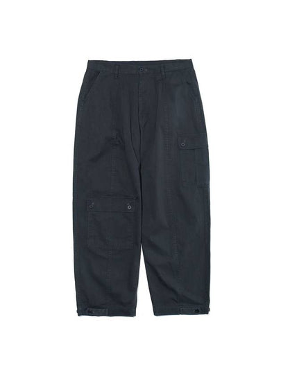 Double Pockets Texture Wide Pant Black - OGARP - BALAAN 2