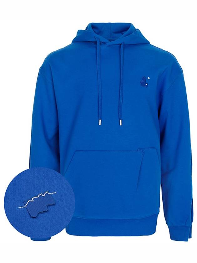 Embroidered Logo Hoodie Blue - ADER ERROR - BALAAN 2