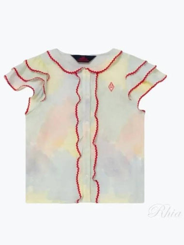 Parakit Kids Watercolor Short Sleeve Blouse S21064 190 AG - THE ANIMALS OBSERVATORY - BALAAN 1