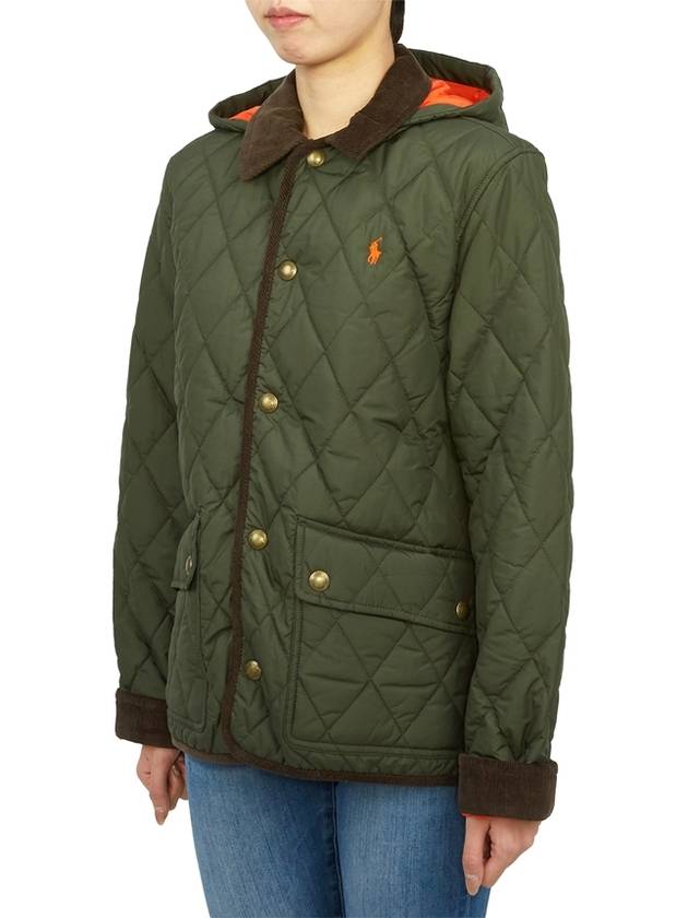 Kids quilted half jacket 323943455001 COMPNY OLV Adult wearable - POLO RALPH LAUREN - BALAAN 4