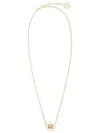 Logo Metal Necklace White - MIU MIU - BALAAN 2