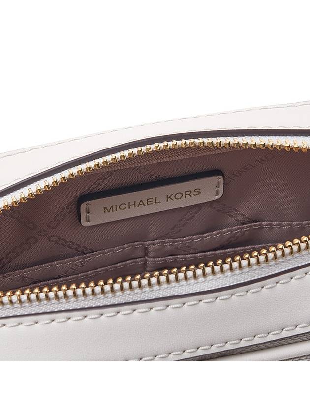 Maeve Monogram Leather Cross Bag Ivory - MICHAEL KORS - BALAAN 11