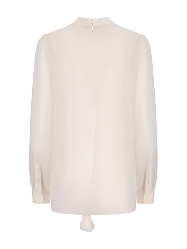 frill trimmed silk blouse F779KTFU1AR - DOLCE&GABBANA - BALAAN 3