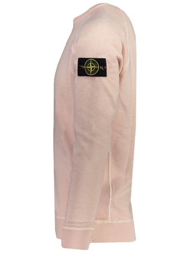 Wappen Patch Round Sweatshirt Ivory Pink - STONE ISLAND - BALAAN 4