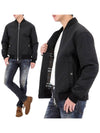 Quilted Bomber Jacket Black - BURBERRY - BALAAN 2