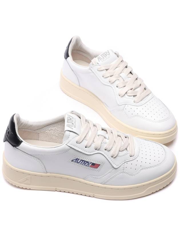 Medalist Black Tab Low Top Sneakers White - AUTRY - BALAAN 6