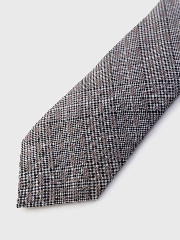 cotton silk pattern tie - HUGO BOSS - BALAAN 3