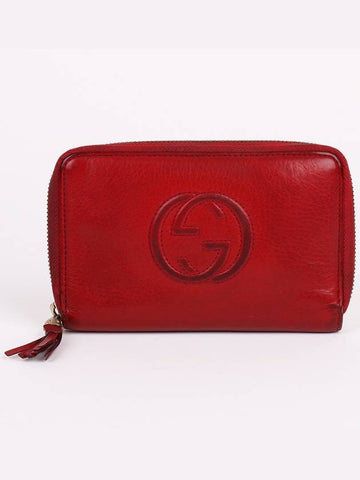 Red Soho Tassel Women s Medium Wallet 351486 - GUCCI - BALAAN 1