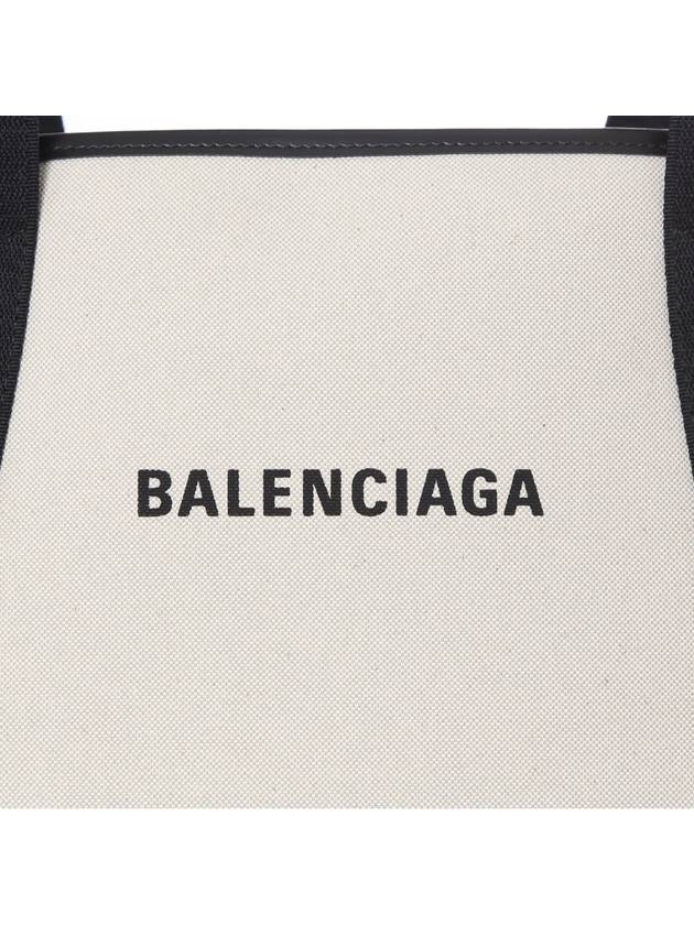 Cabas Logo Canvas Small Tote Bag Black - BALENCIAGA - BALAAN 6