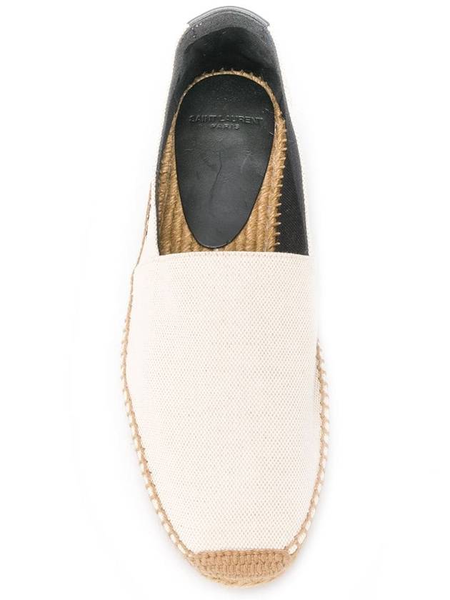 Logo Monogram Espadrilles Beige - SAINT LAURENT - BALAAN 8