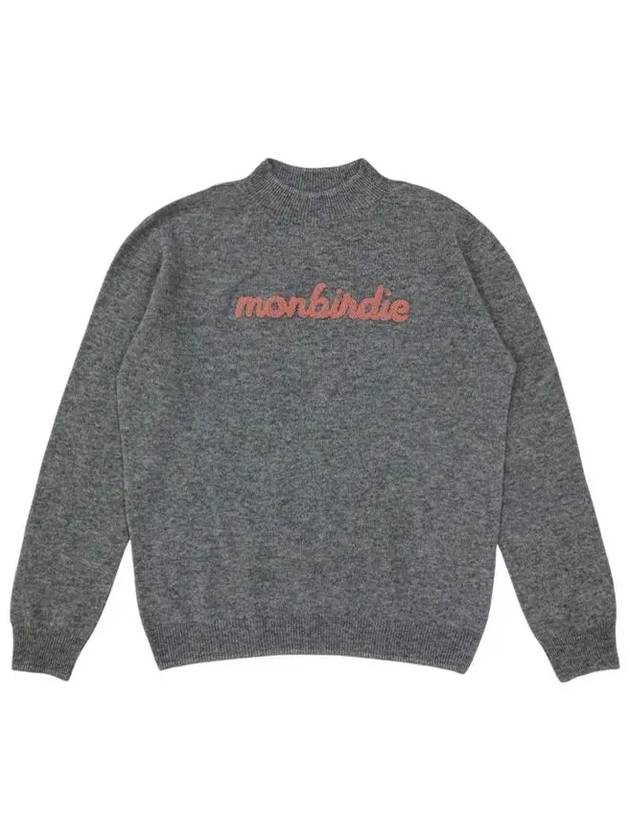 Merino half neck wool knit GRAY - MONBIRDIE GOLF - BALAAN 5