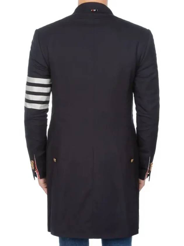 Men's Plain 4 Bar Single Coat Navy - THOM BROWNE - BALAAN 5