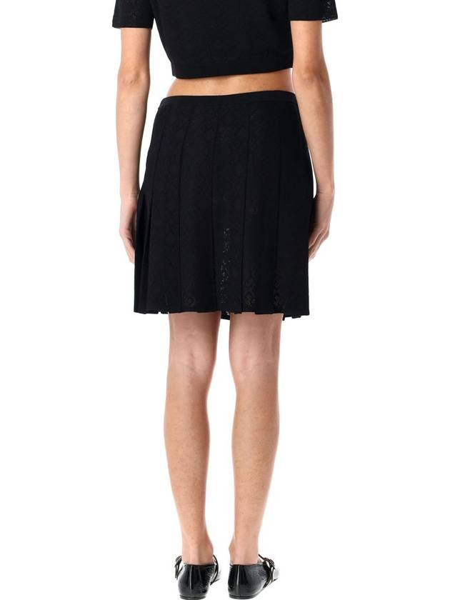 Givenchy Pleated Skirt In Monogram 72 Jacquard - GIVENCHY - BALAAN 2